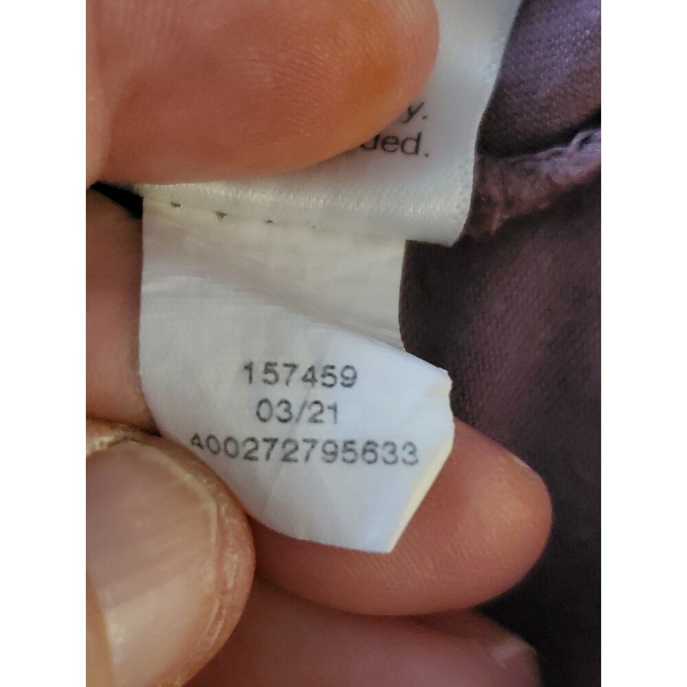 SO Favorite Women’s Crew Neck T-Shirt Purple Short Sleeve Casual Tee Size Large - Picture 7 of 10